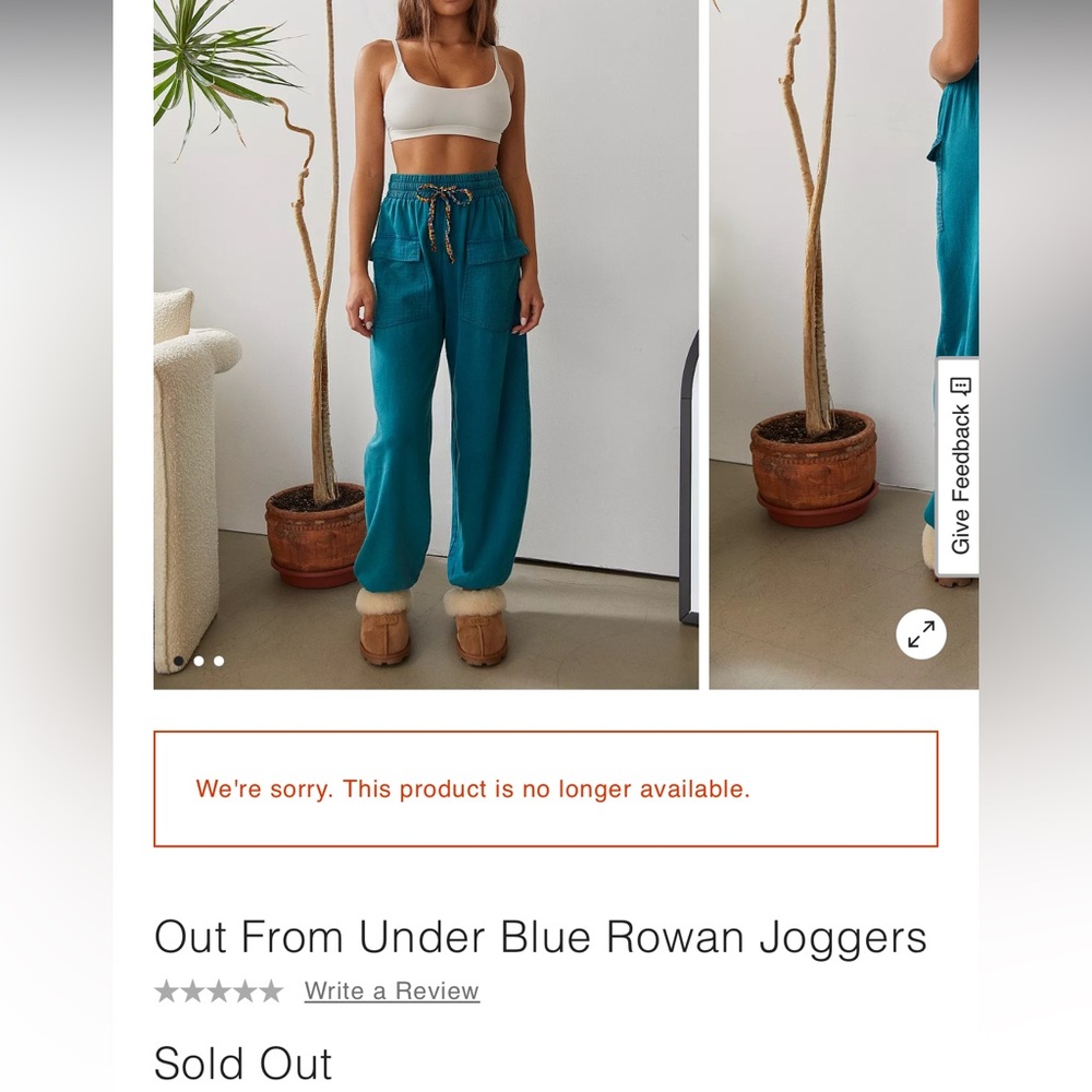 Out From Under Blue Rowan Joggers